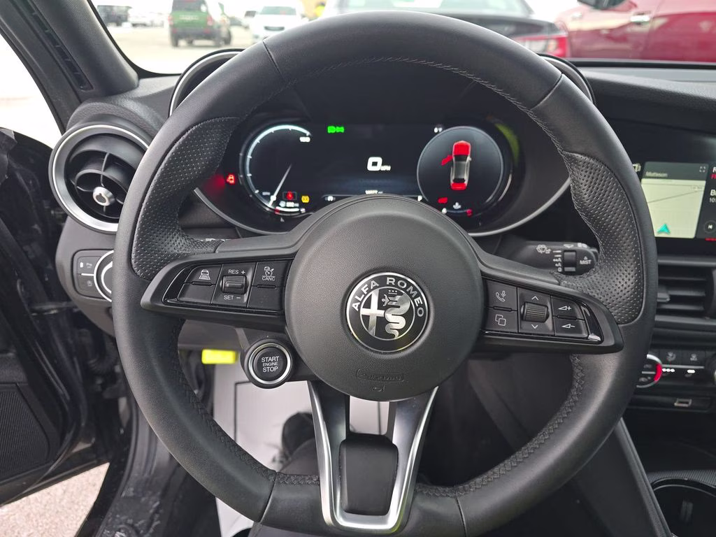 2024 Vulcano Black Metallic Alfa Romeo Giulia Ti AWD Sedan