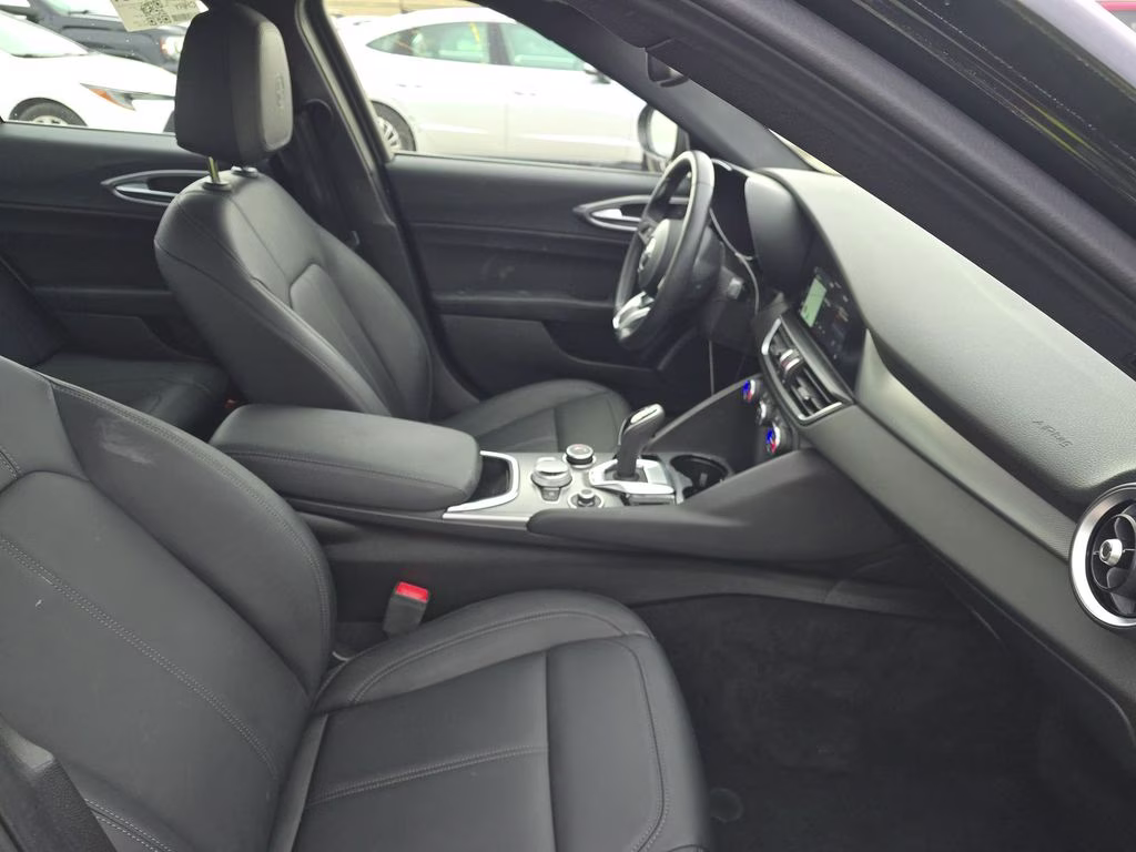 2024 Vulcano Black Metallic Alfa Romeo Giulia Ti AWD Sedan