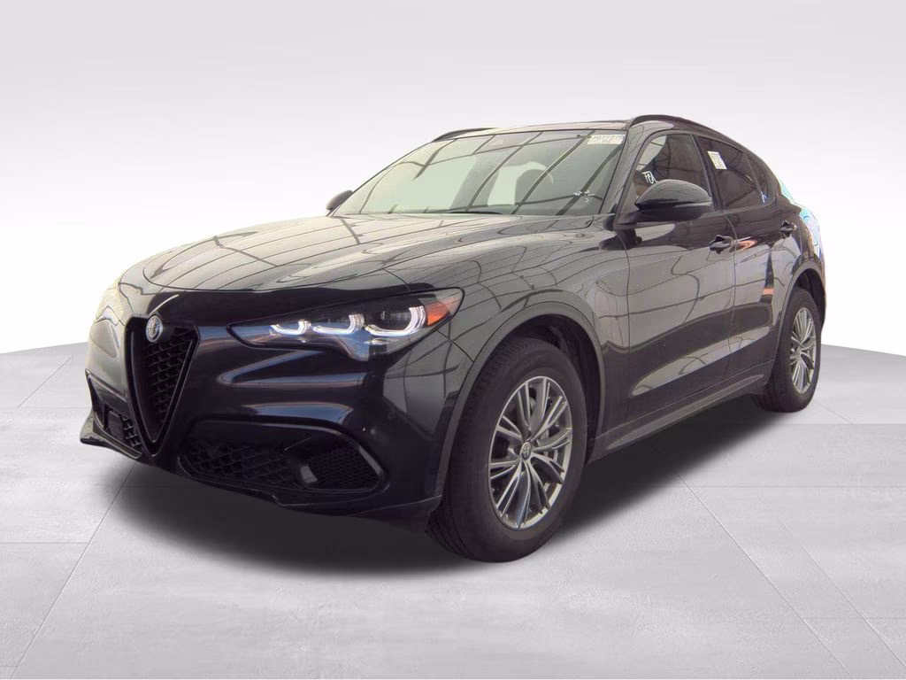 2024 Vulcano Black Metallic Alfa Romeo Stelvio Sprint AWD SUV