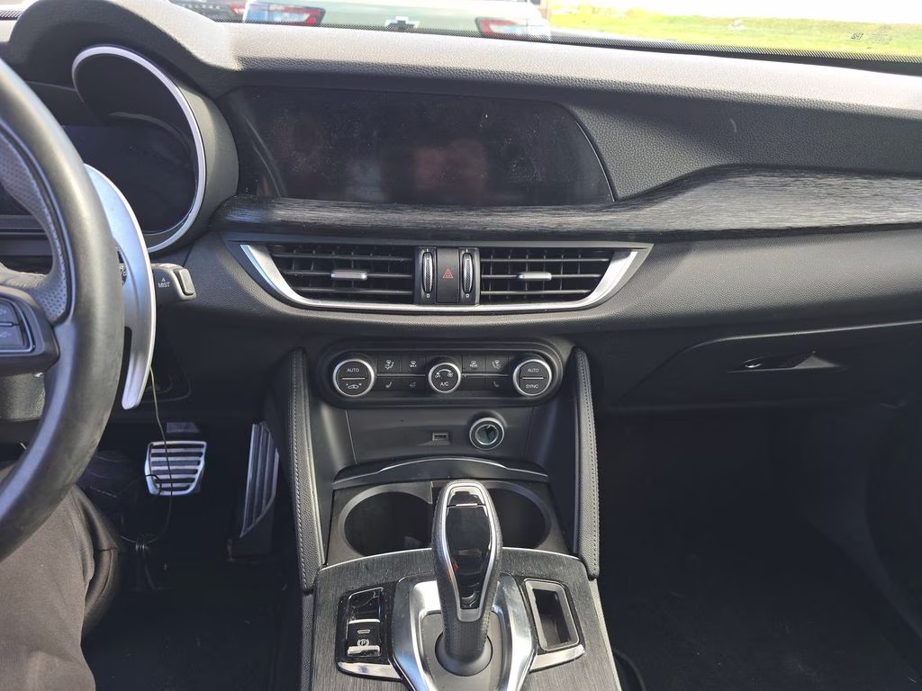 2024 Vulcano Black Metallic Alfa Romeo Stelvio Sprint AWD SUV