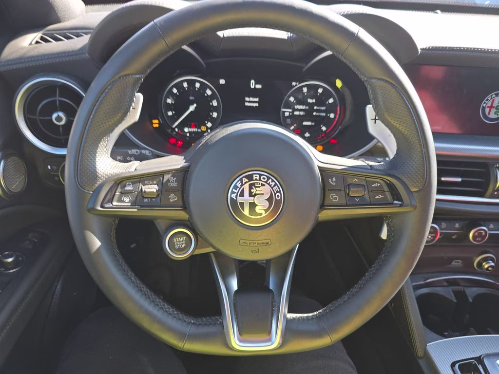 2024 Vulcano Black Metallic Alfa Romeo Stelvio Veloce AWD SUV