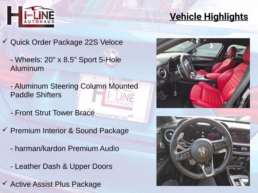 2024 Vulcano Black Metallic Alfa Romeo Stelvio Veloce AWD SUV