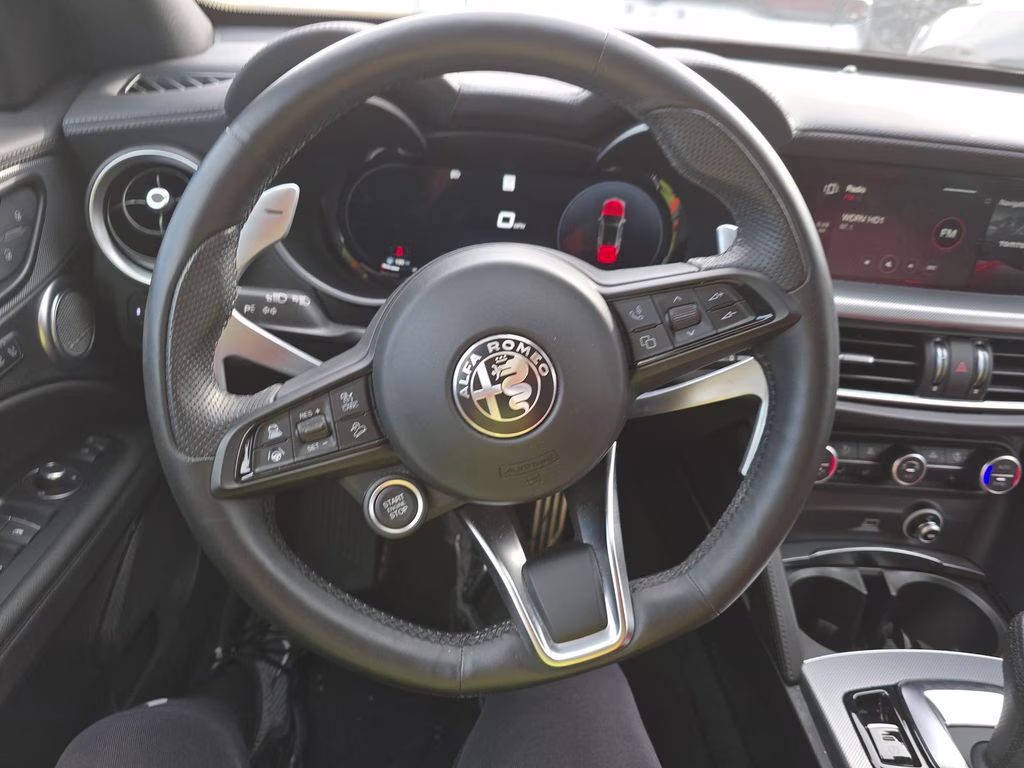 2024 Vulcano Black Metallic Alfa Romeo Stelvio Veloce AWD SUV