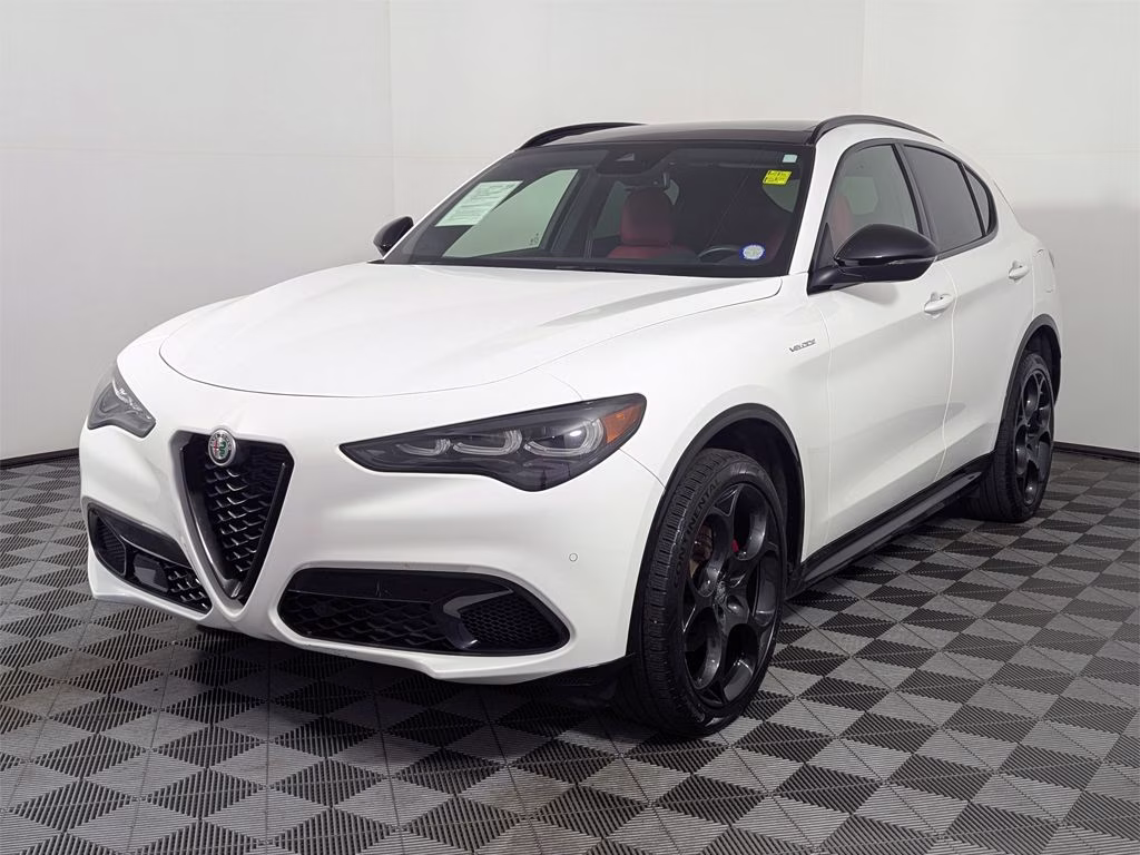 2024 Milano White Alfa Romeo Stelvio Veloce AWD SUV