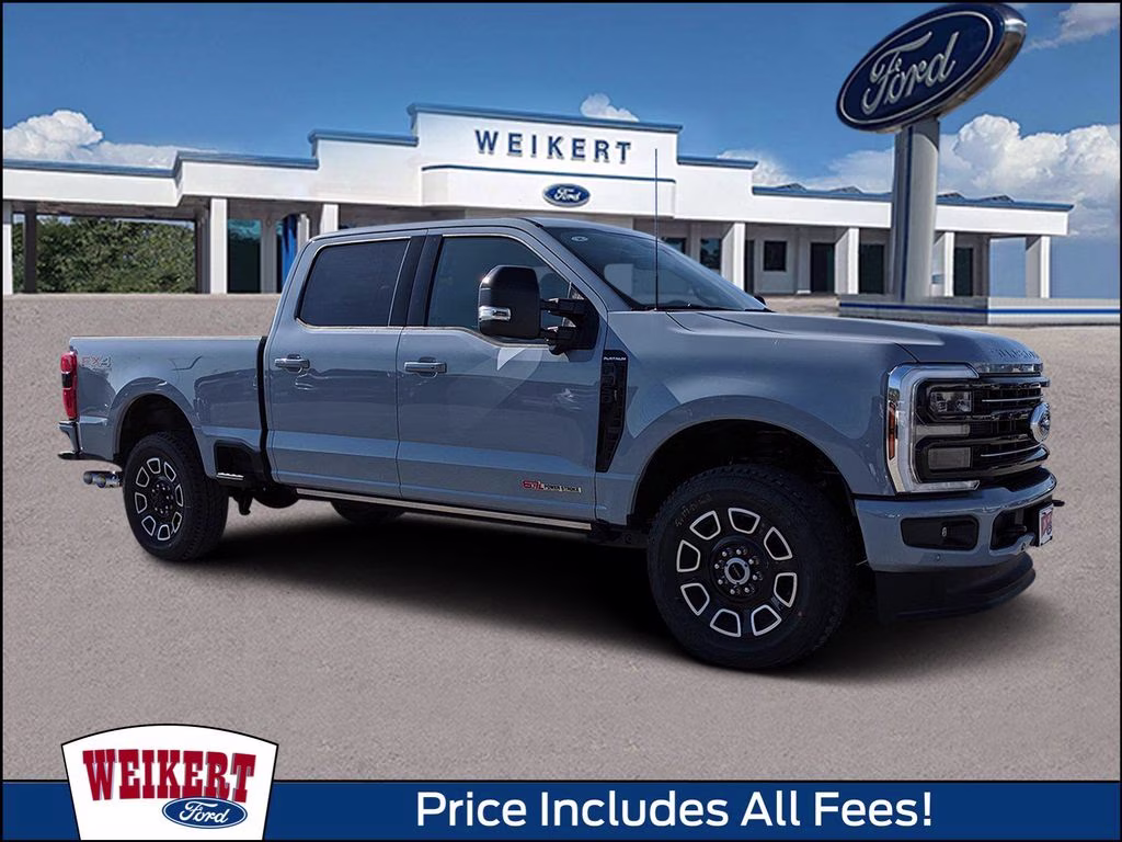 2026 Glacier Gray Metallic TriCoat Ford Super Duty F-350 SRW Platinum 4X4 Truck