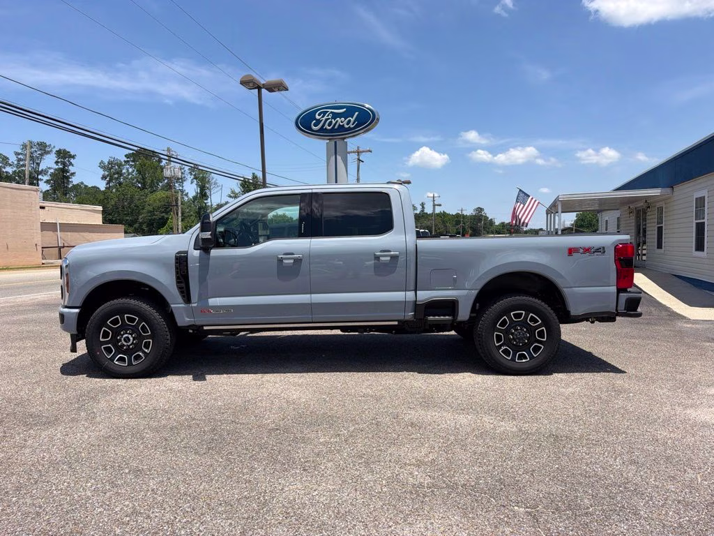 2026 Glacier Gray Metallic TriCoat Ford Super Duty F-350 SRW Platinum 4X4 Truck
