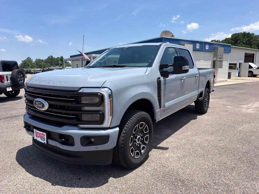 2026 Glacier Gray Metallic TriCoat Ford Super Duty F-350 SRW Platinum 4X4 Truck