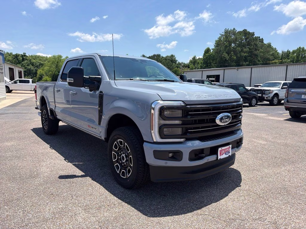 2026 Glacier Gray Metallic TriCoat Ford Super Duty F-350 SRW Platinum 4X4 Truck