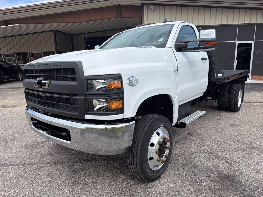 2023 Summit White Chevrolet Silverado 4500HD Work Truck 4X4 Truck