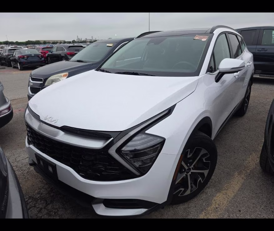 2025 Glacial White Pearl Kia Sportage EX FWD SUV