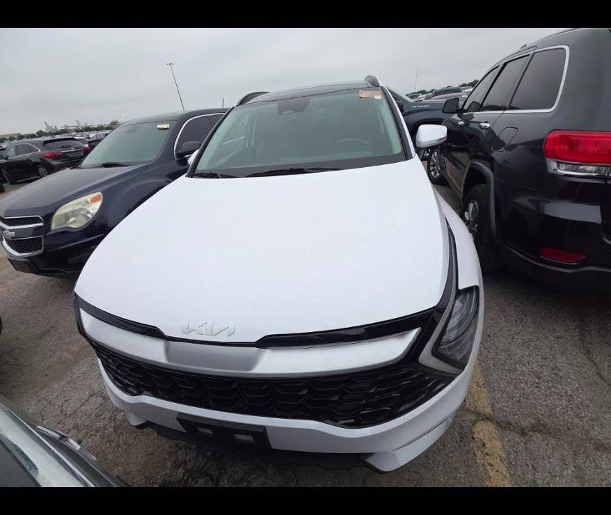 2025 Glacial White Pearl Kia Sportage EX FWD SUV