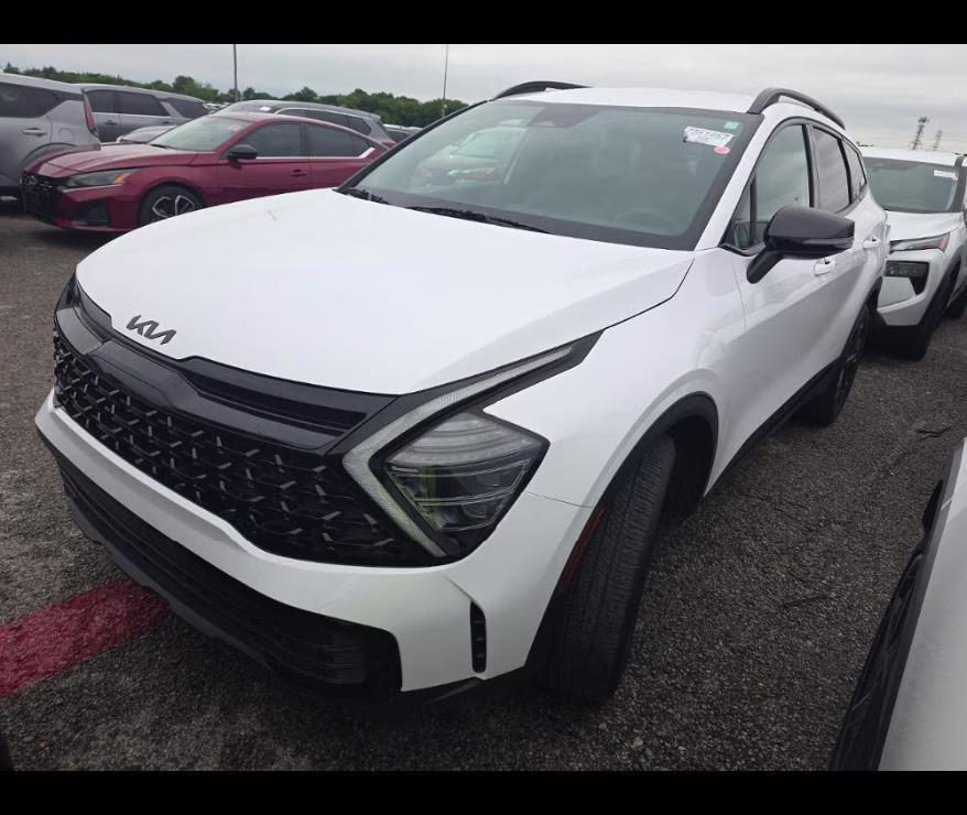 2025 Glacial White Pearl Kia Sportage X-Line AWD SUV
