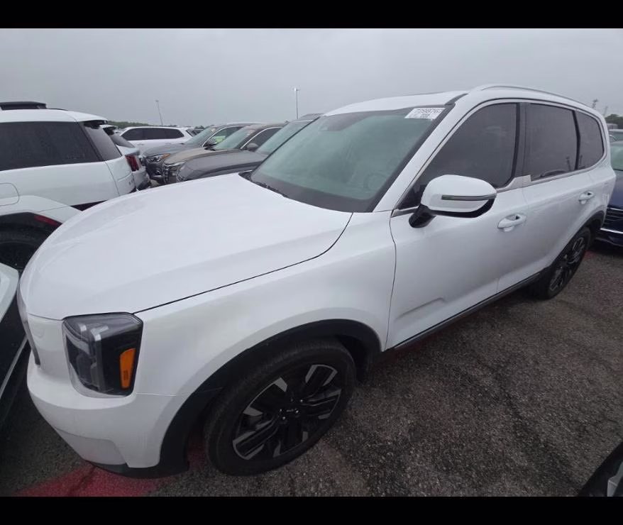 2024 Glacial White Pearl Kia Telluride SX AWD SUV