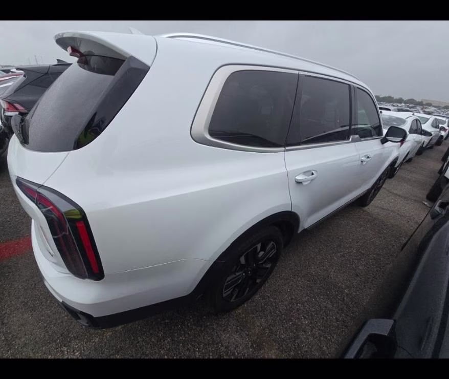 2024 Glacial White Pearl Kia Telluride SX AWD SUV