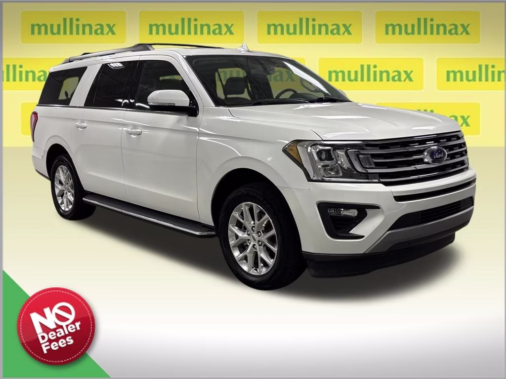 2021 White Metallic Ford Expedition Max XLT RWD SUV