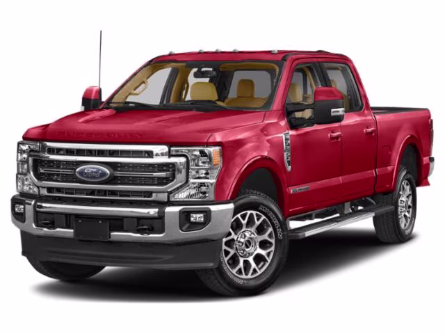 2022 Red Metallic Ford Super Duty F-350 SRW Lariat 4X4 Truck
