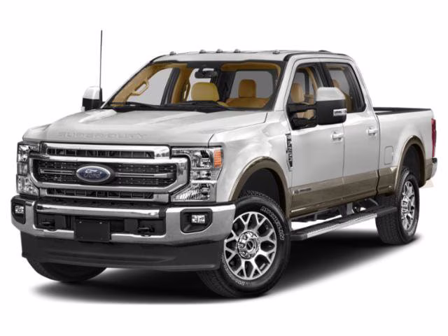 2022 White Metallic Ford Super Duty F-350 DRW Lariat 4X4 Truck