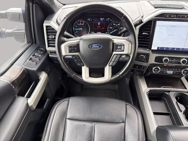 2022 White Metallic Ford Super Duty F-350 DRW Lariat 4X4 Truck