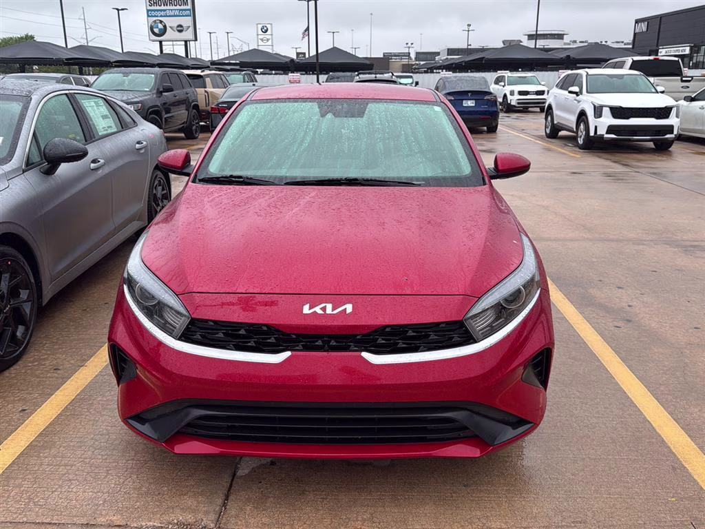 2024 Currant Red Kia Forte LXS FWD Sedan
