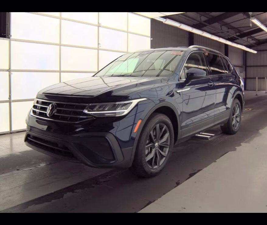 2022 Atlantic Blue Metallic Volkswagen Tiguan SE AWD SUV