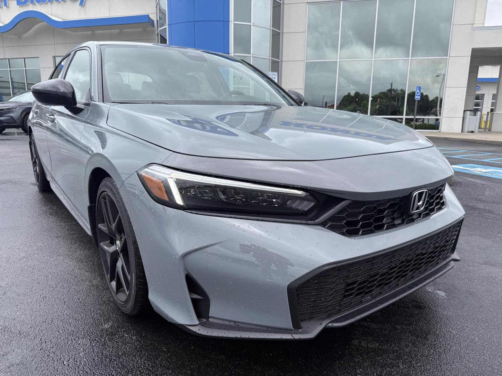 2026 Urban Gray Pearl Honda Civic Hatchback Sport FWD Hatchback