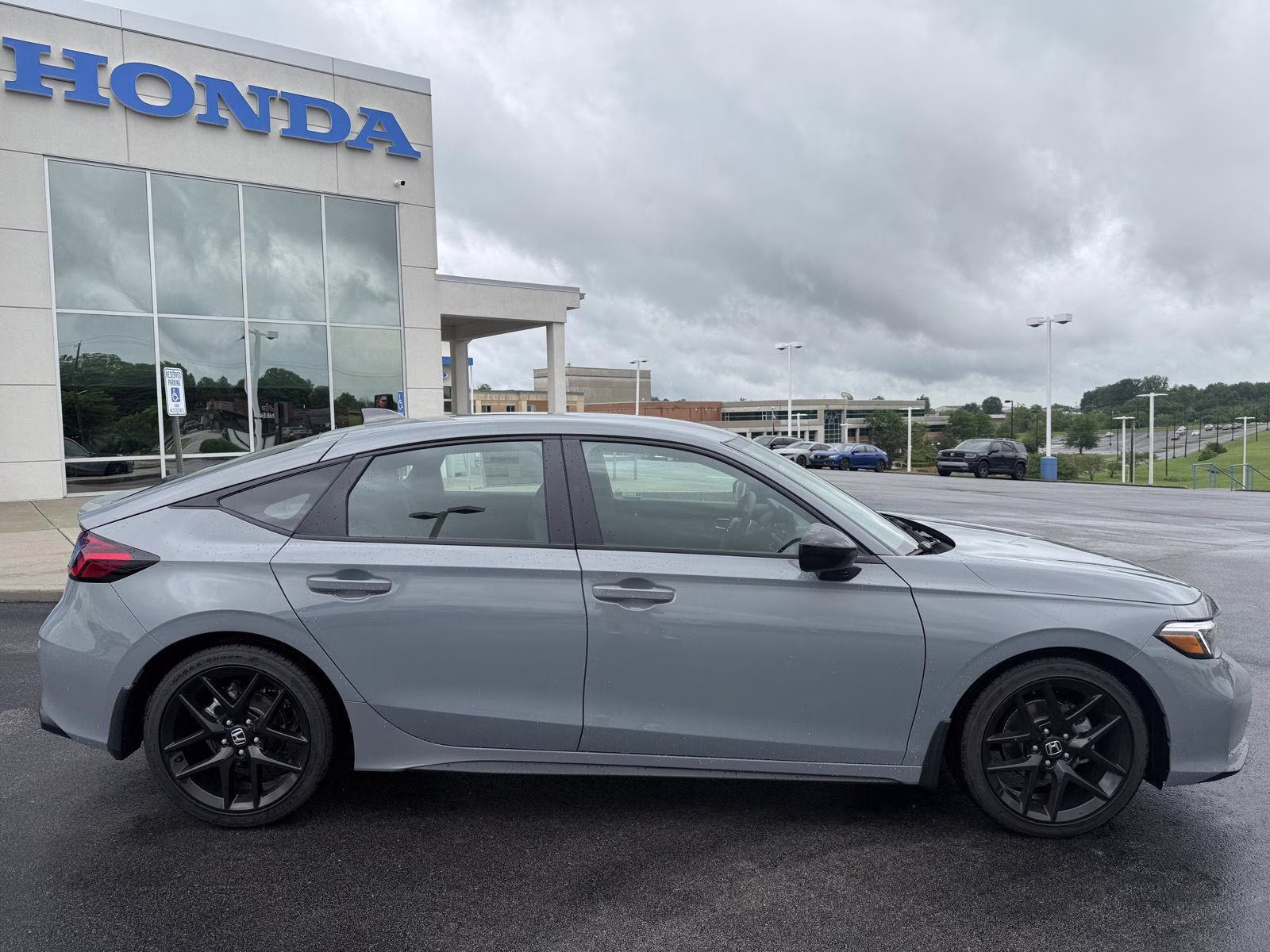 2026 Urban Gray Pearl Honda Civic Hatchback Sport FWD Hatchback