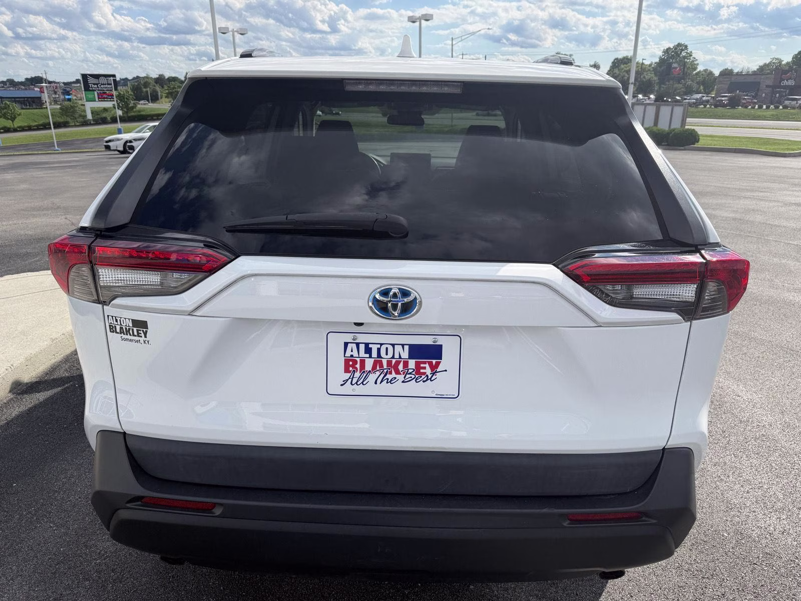 2021 Super White Toyota RAV4 Hybrid LE AWD SUV