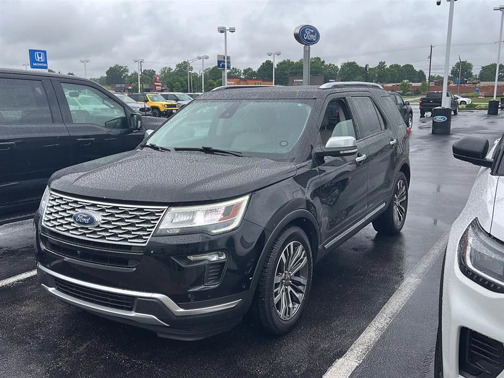 2018 Shadow Black Ford Explorer Platinum 4X4 SUV