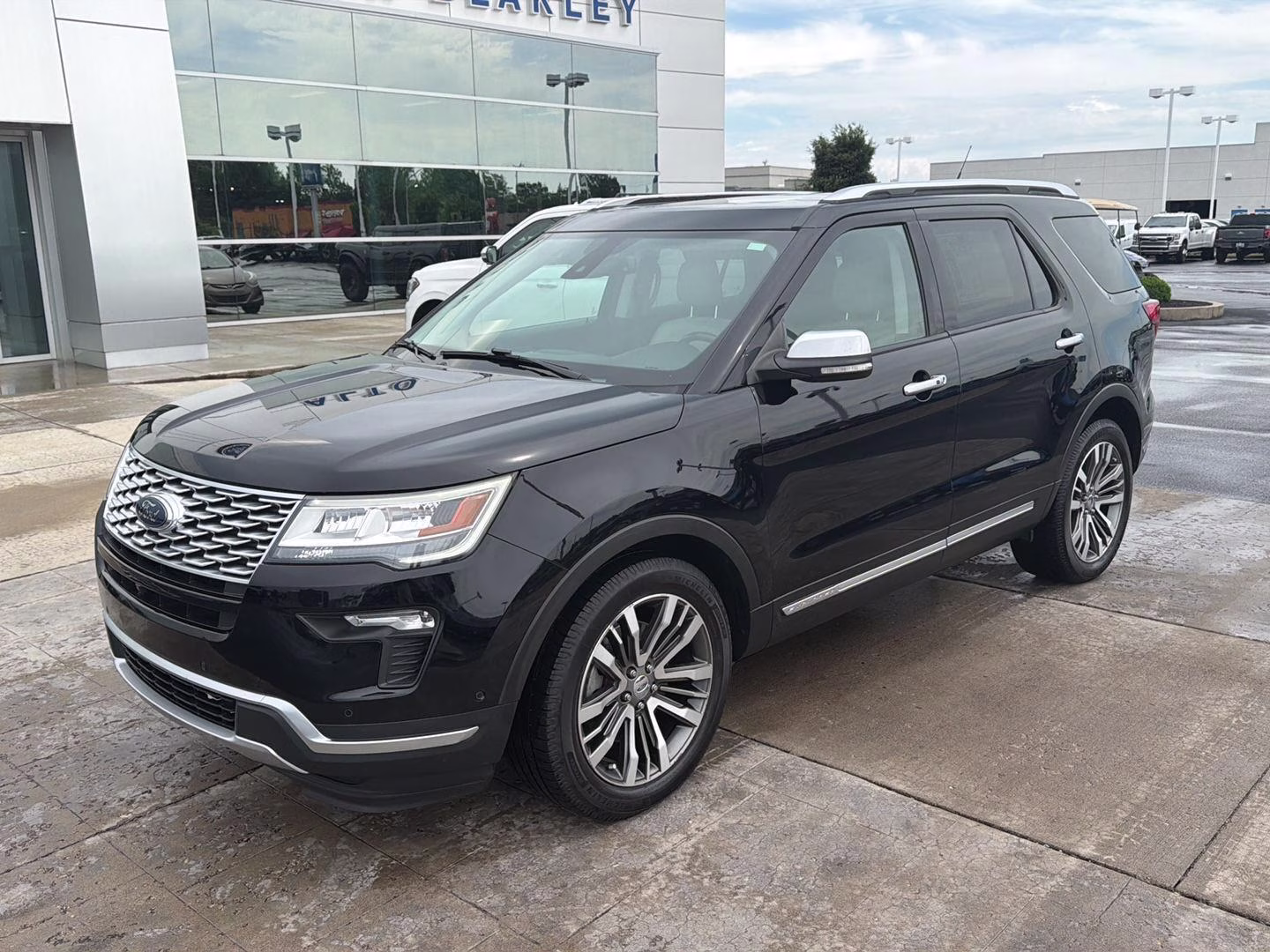 2018 Shadow Black Ford Explorer Platinum 4X4 SUV
