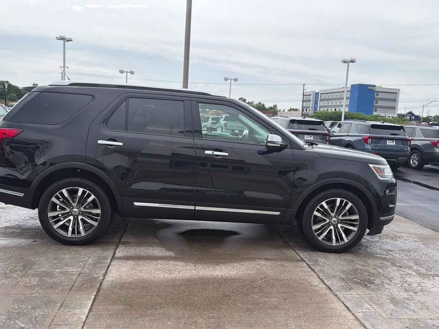 2018 Shadow Black Ford Explorer Platinum 4X4 SUV