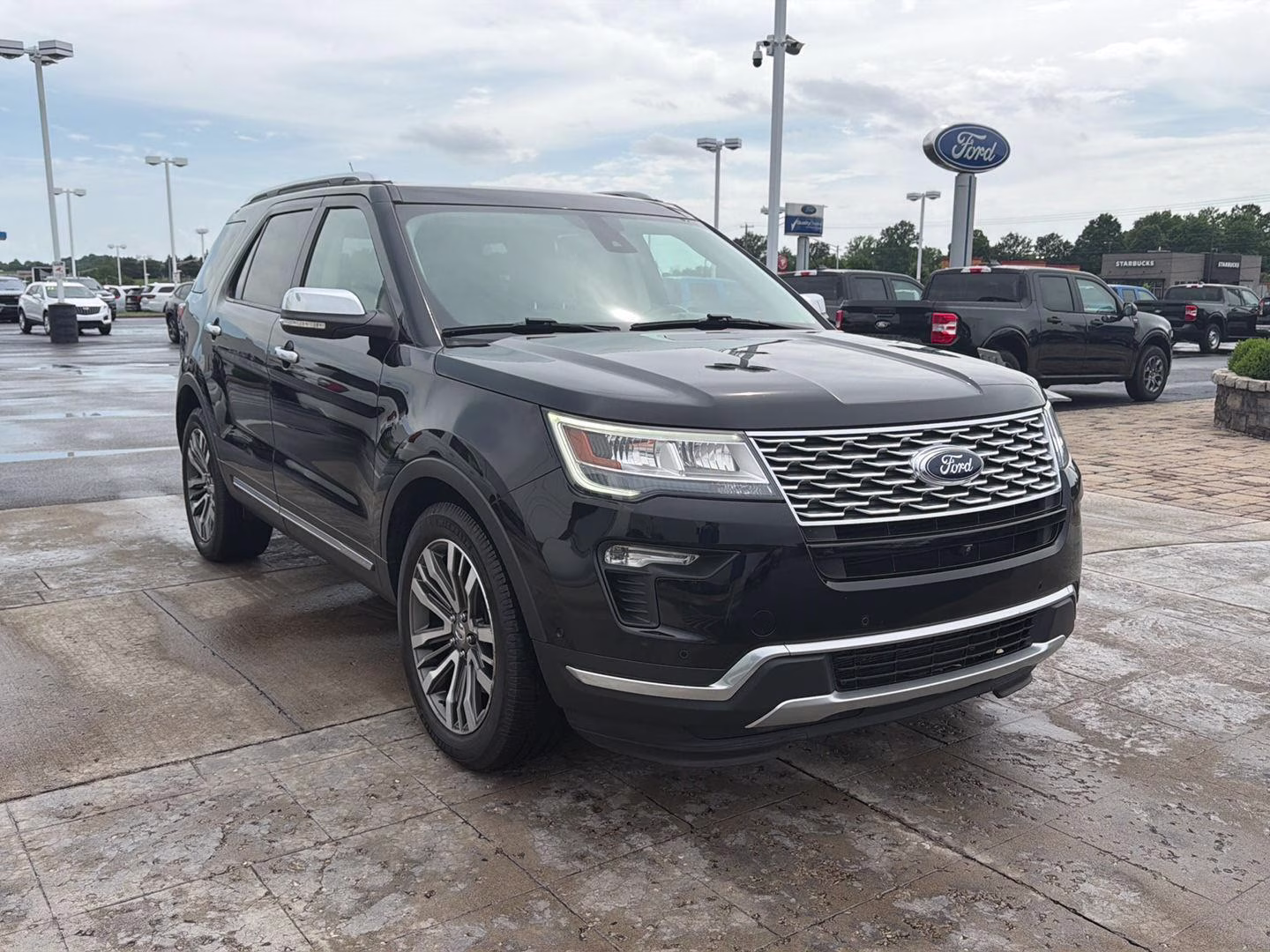 2018 Shadow Black Ford Explorer Platinum 4X4 SUV