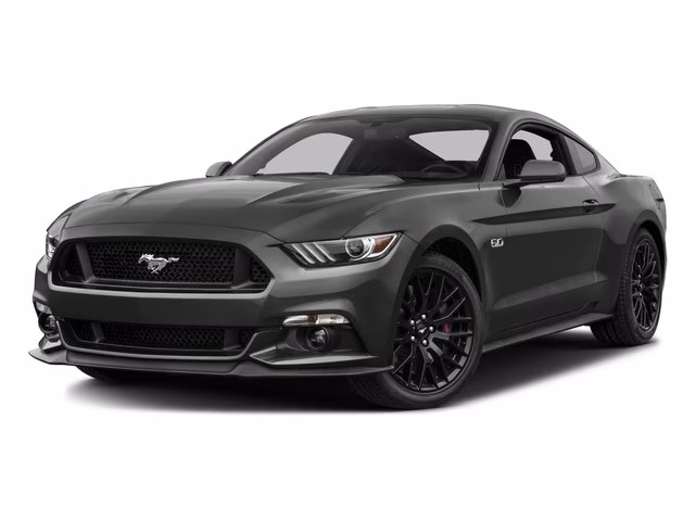 2016 Gray Ford Mustang RWD Coupe