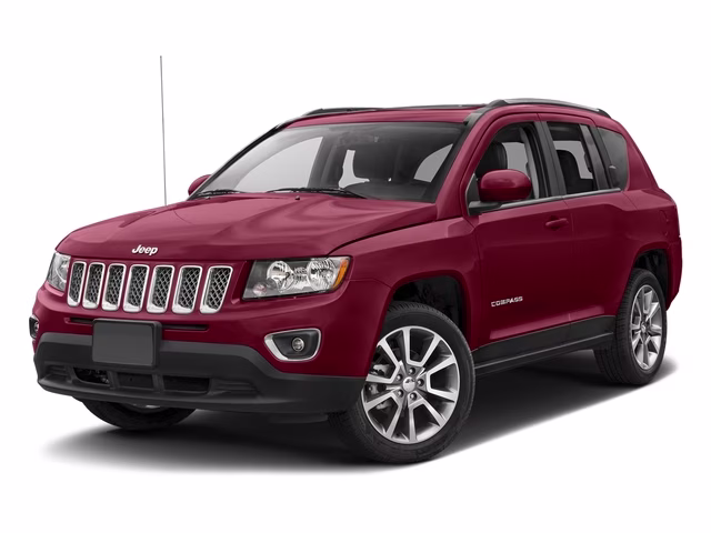 2017 Deep Cherry Red Crystal Pearlcoat Jeep Compass Latitude FWD SUV