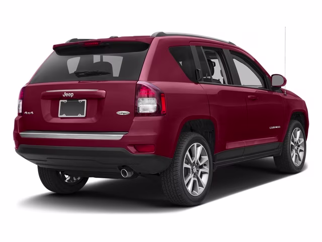 2017 Deep Cherry Red Crystal Pearlcoat Jeep Compass Latitude FWD SUV