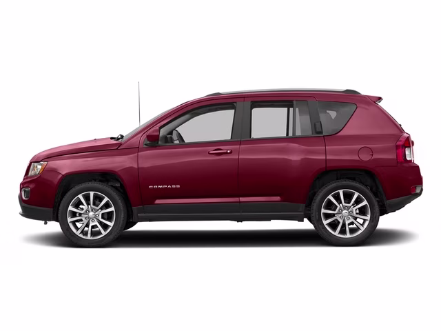 2017 Deep Cherry Red Crystal Pearlcoat Jeep Compass Latitude FWD SUV