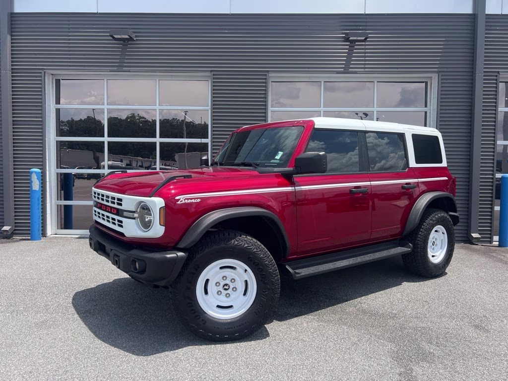 2025 Ruby Red Metallic Ford Bronco Heritage Edition 4X4 SUV