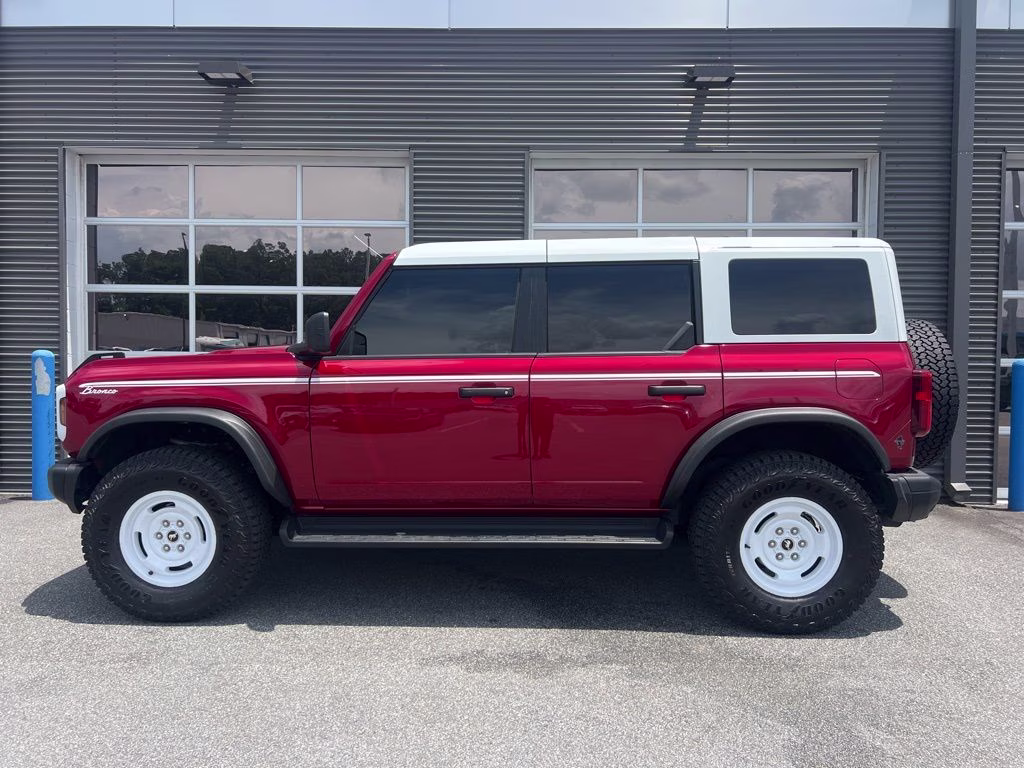 2025 Ruby Red Metallic Ford Bronco Heritage Edition 4X4 SUV