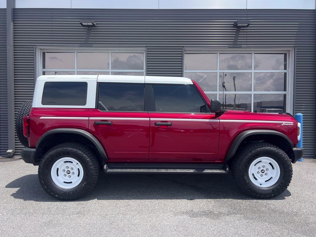 2025 Ruby Red Metallic Ford Bronco Heritage Edition 4X4 SUV