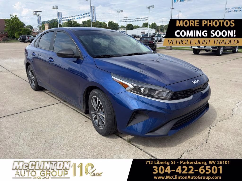 2022 Deep Sea Blue Kia Forte LXS FWD Sedan