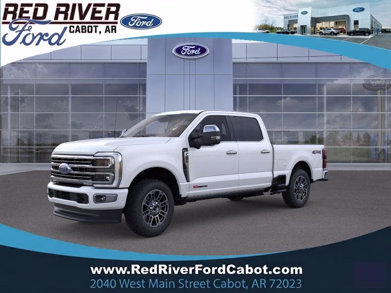 2026 Star White Metallic Tri-Coat Ford Super Duty F-250 SRW Platinum 4X4 Truck