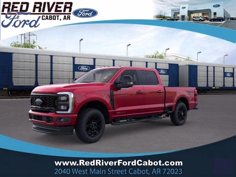 2026 Ruby Red Metallic Tinted Clearcoat Ford Super Duty F-350 SRW LARIAT 4X4 Truck
