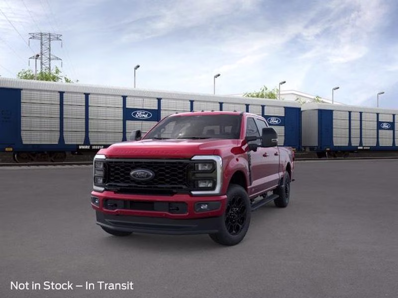 2026 Ruby Red Metallic Tinted Clearcoat Ford Super Duty F-350 SRW LARIAT 4X4 Truck