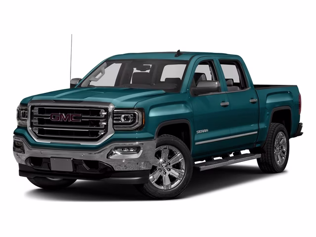 2017 Stone Blue Metallic GMC Sierra SLT 4X4 Truck