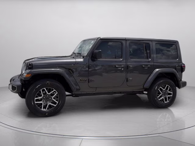 2025 Granite Crystal Metallic Clearcoat Jeep Wrangler Sahara 4X4 Convertible
