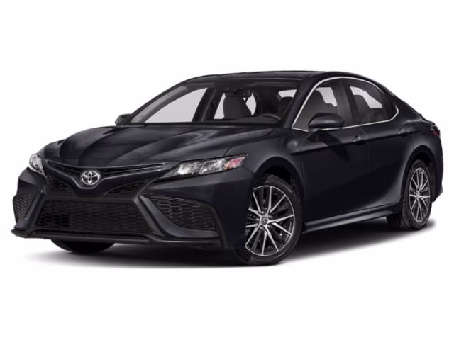 2024 Midnight Black Metallic Toyota Camry SE FWD Sedan