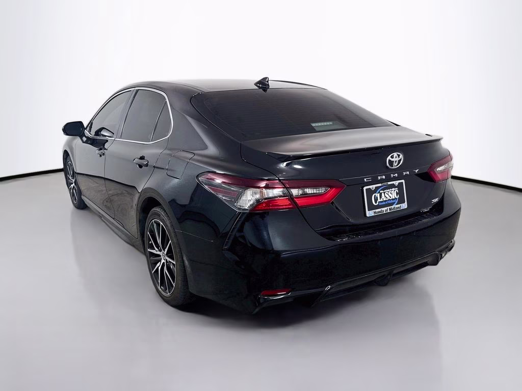 2024 Midnight Black Metallic Toyota Camry SE FWD Sedan