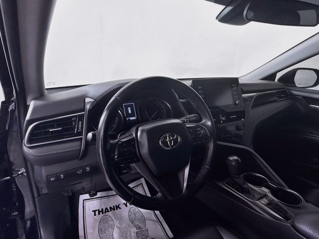 2024 Midnight Black Metallic Toyota Camry SE FWD Sedan
