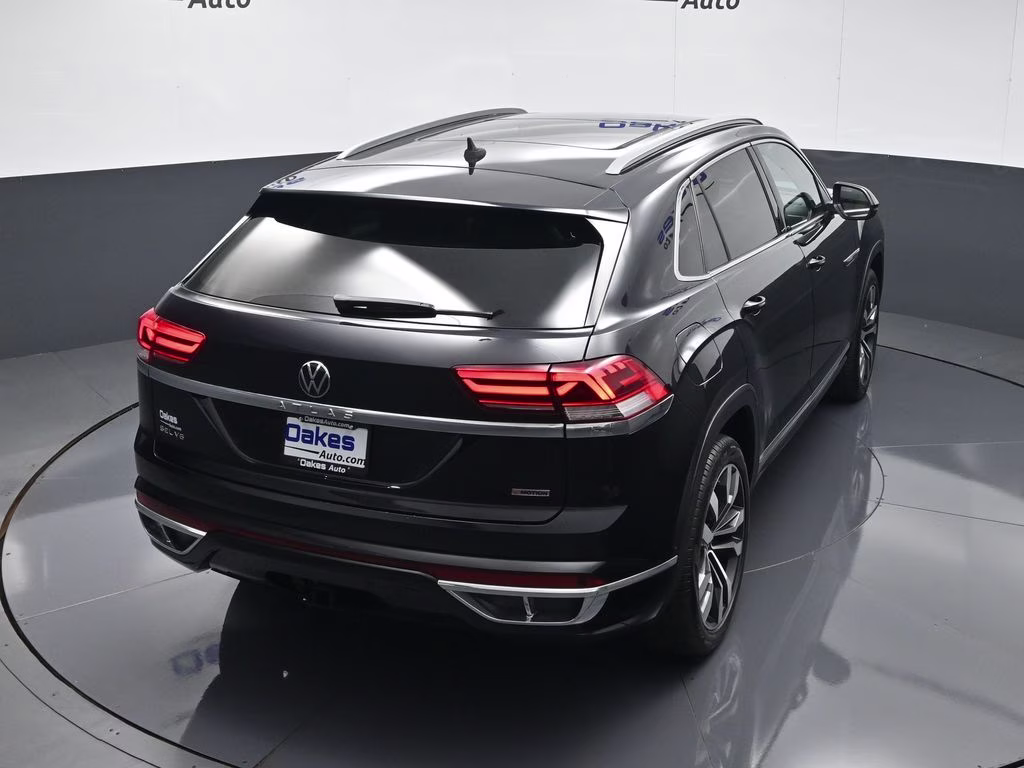 2022 Deep Black Volkswagen Atlas Cross Sport 3.6L V6 SEL Premium R-Line AWD SUV