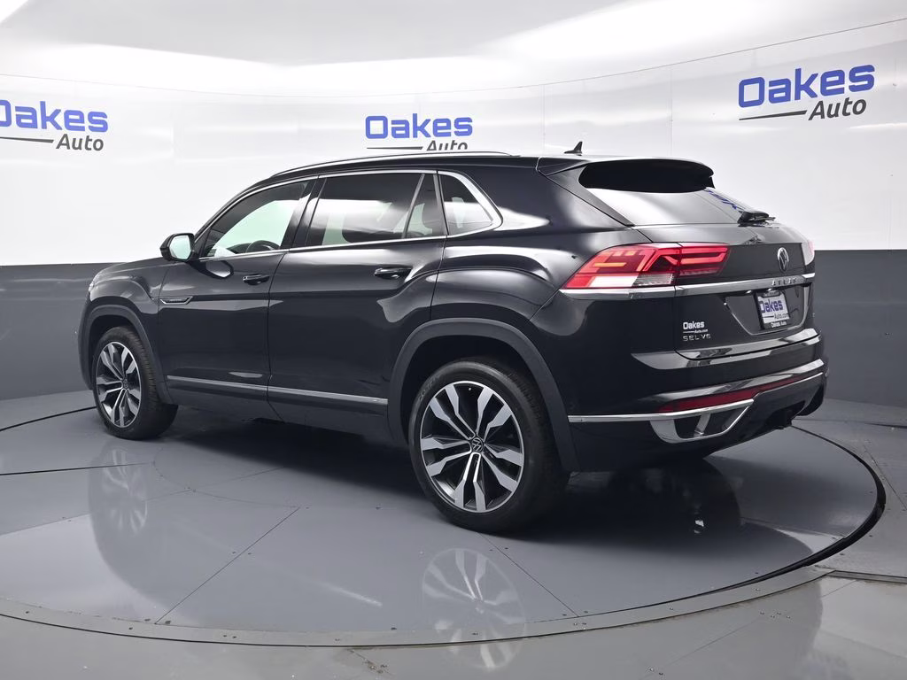 2022 Deep Black Volkswagen Atlas Cross Sport 3.6L V6 SEL Premium R-Line AWD SUV