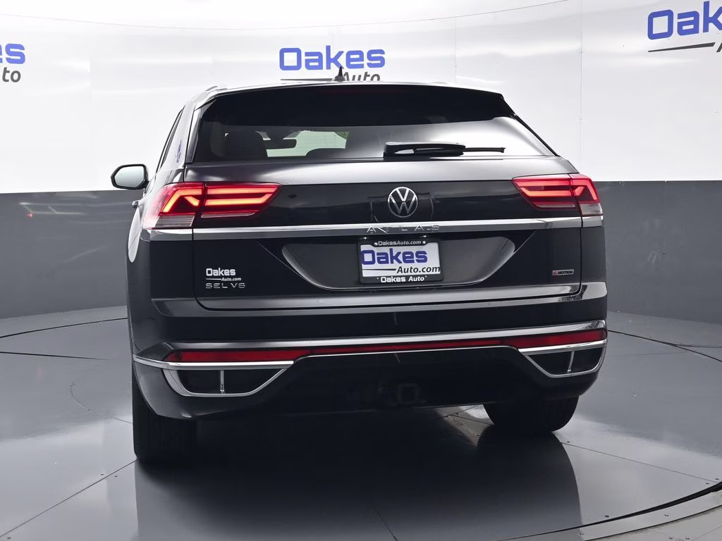 2022 Deep Black Volkswagen Atlas Cross Sport 3.6L V6 SEL Premium R-Line AWD SUV